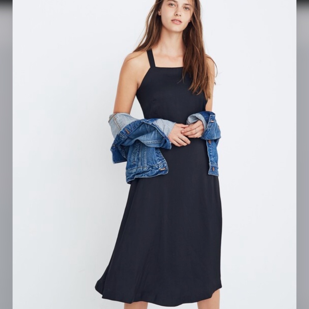 Madewell cross-back midi dress